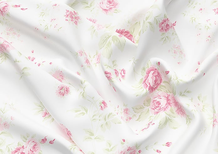 Shabby Chic by Rachel Ashwell Wildflower, Rose - Twist&Fit Roman Blind - Image 4